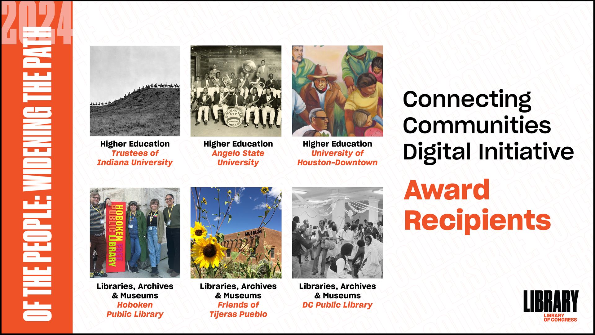 Connecting Communities Digital Initiative Announces Awards for Higher Education Libraries Archives and Museums
