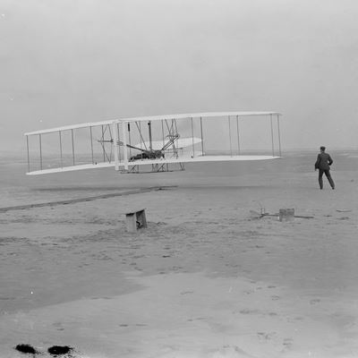 Orville Wright's First Flight