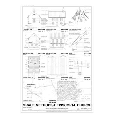 Grace Methodist Episcopal Church Drawing