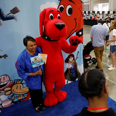 Clifford at the National Book Festival