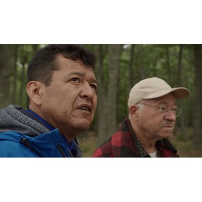 Passamaquoddy Dwayne Tomah and Donald Soctomah in Pine Island