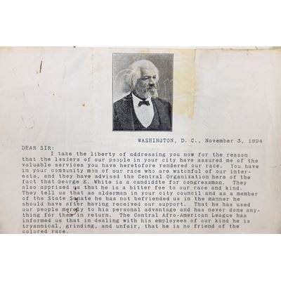 Items from the Frederick Douglass Papers