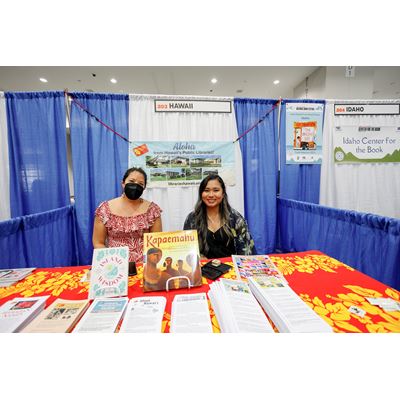 State Centers for the Book Hawaii booth 2023 Library of Congress National Book Festival