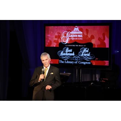 Burt Bacharach performing at the Library of Congress Gershwin Prize for Popular Song in 2012