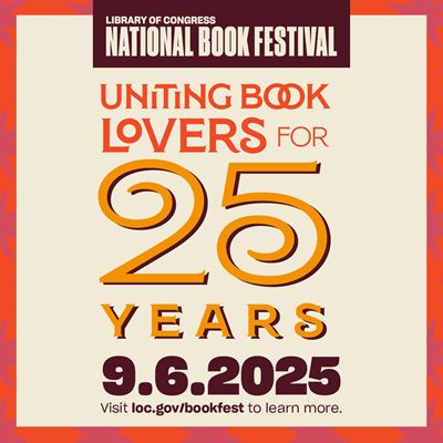 2025 Library of Congress National Book Festival 1080 x 1080 Graphic