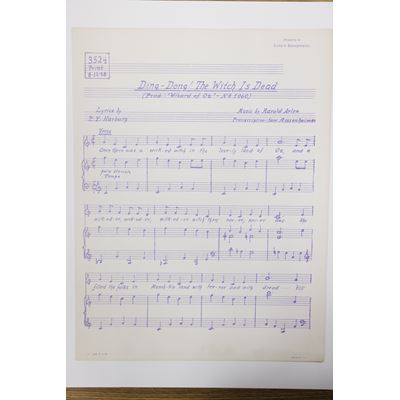 Ding Dong the Witch is Dead for The Wizard of Oz 1939