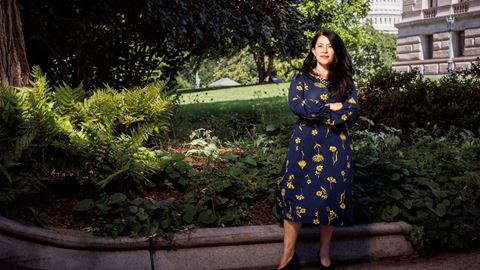 Ada Limón portrait at Library of Congress