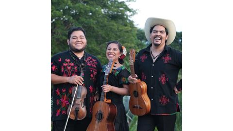 The Tlacuatzin Son Huasteco trio will play traditional music of Northeastern Mexico on Sept. 28