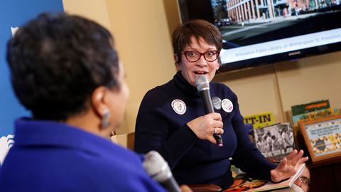 Meg Medina at the Library