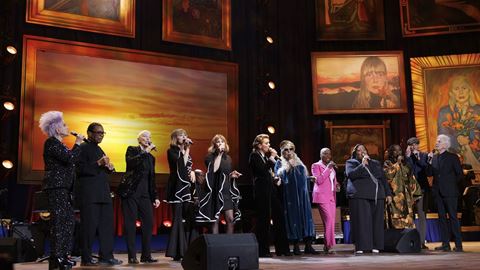 Artists Perform with Joni Mitchell