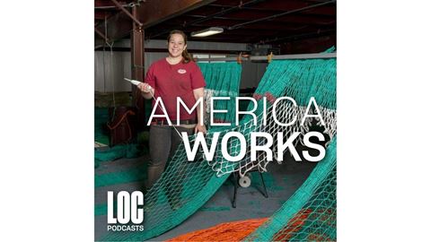 Logo of America Works podcast