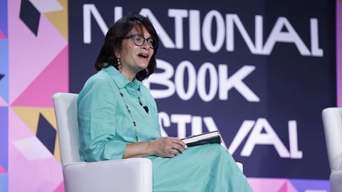 Meg Medina at the National Book Festival