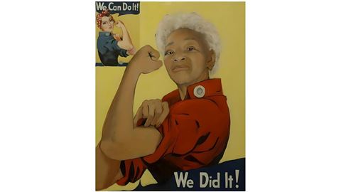 African American Rosie the Riveters poster