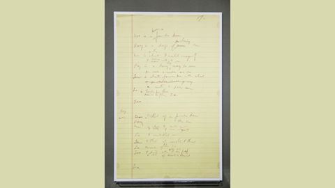 Lyric sheet and script for Do Re Mi from The Sound of Music 1959