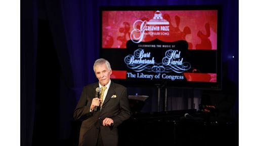 Burt Bacharach performing at the Library of Congress Gershwin Prize for Popular Song in 2012