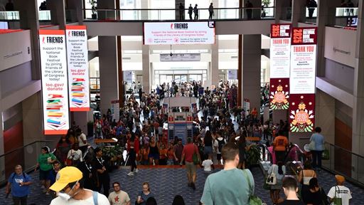 Crowd at 2025 National Book Festival