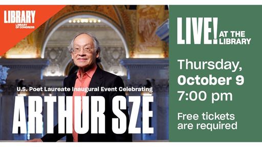 Live! At the Library Presents Kate McKinnon and Poet Laureate Arthur Sze in October
