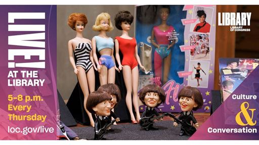 Live! At the Library Features Mac Barnett, Geraldine Brooks, American Landscapes, Fashion Dolls and More in May