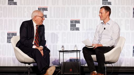 david-rubenstein-and-kevin-brown-at-national-book-festival