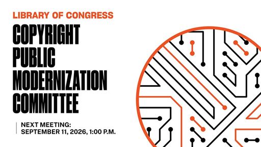 Copyright Public Modernization Committee Meeting Sept 11 2026