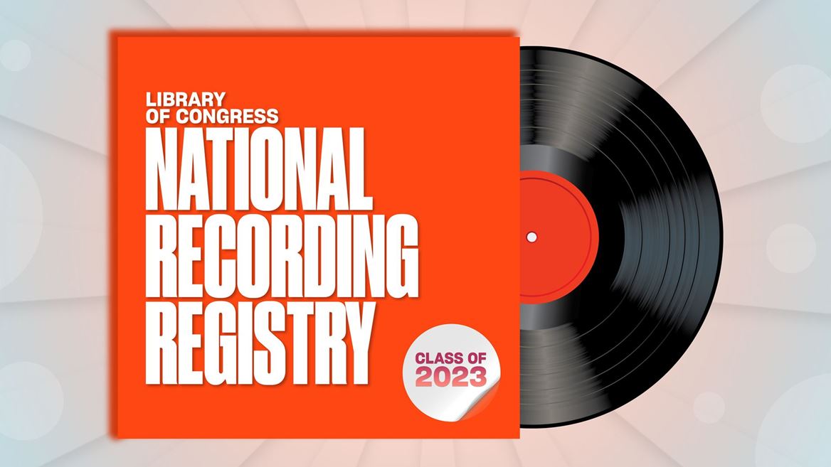 National Recording Registry 2023 Graphic