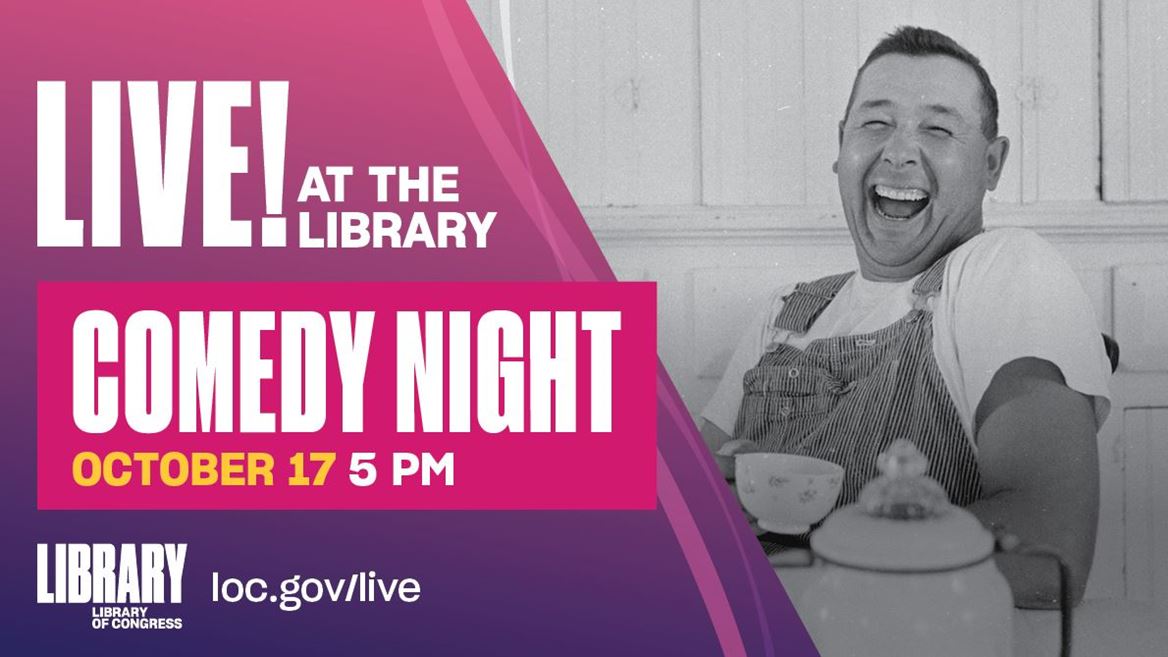 Celebrate Comedy Night During Live At The Library in October