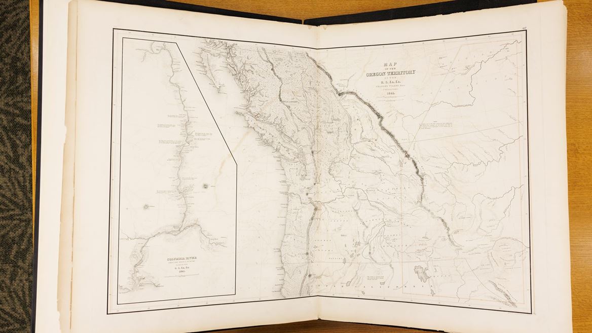 Map of the Oregon Territory