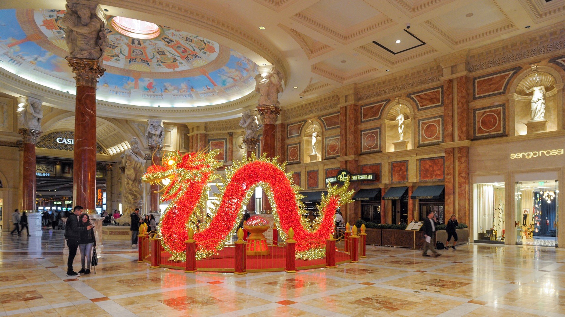 Getting ready for the Chinese New Year - Picture of Wynn Las Vegas