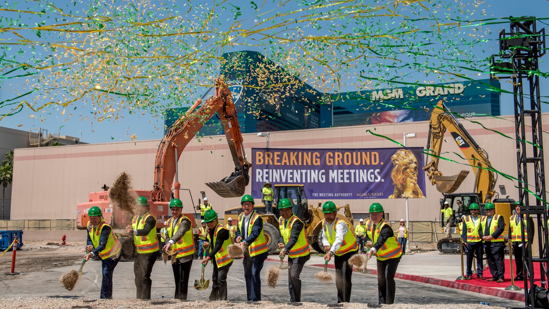 MGM Grand Breaks Ground on Conference Center and Stay Well Meetings Expansion
