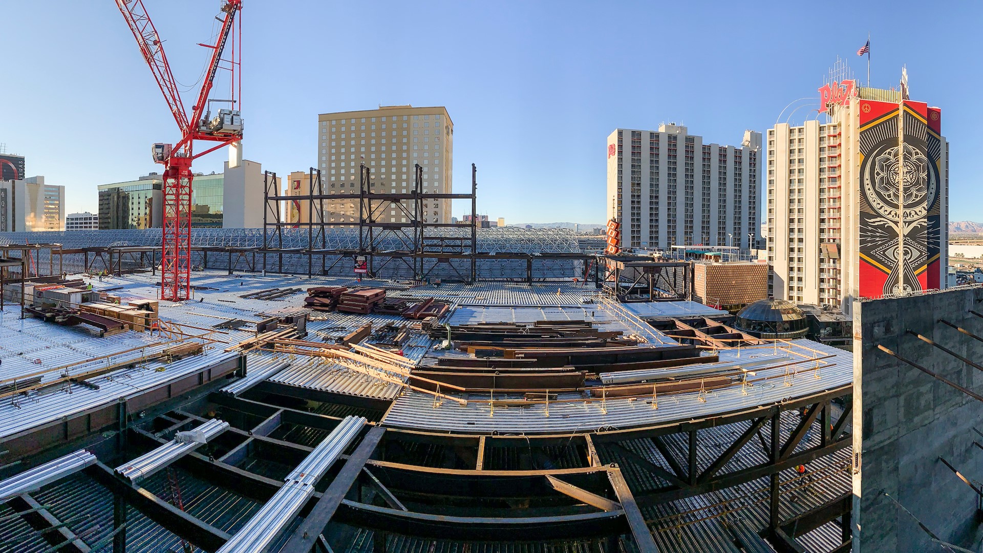 A panorama view of the Circa Resort & Casino