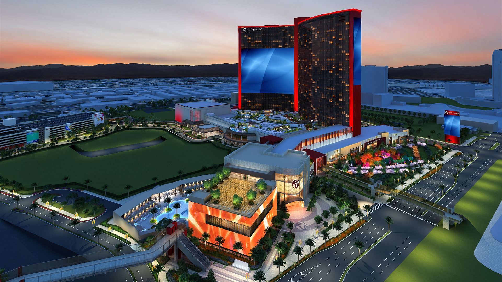 Resorts World Las Vegas - Property Exterior Rendering