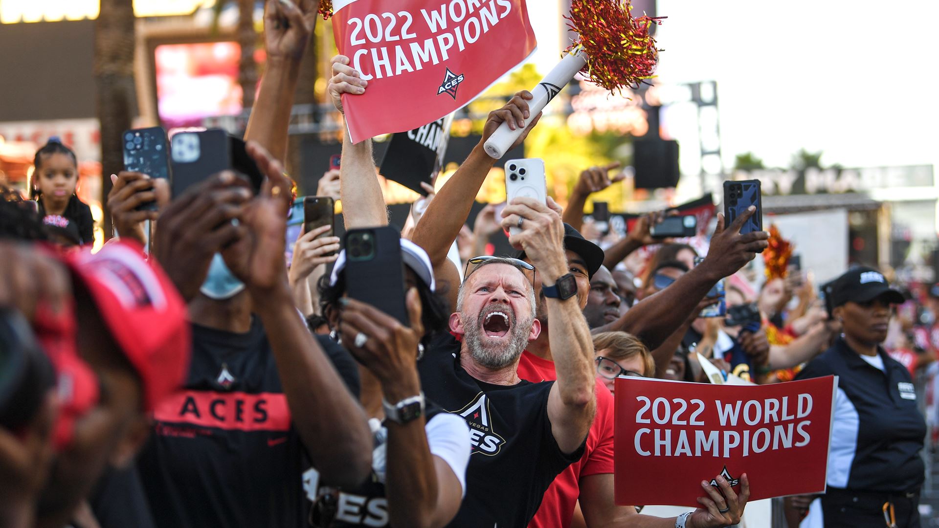 2022 WNBA championship parade: Aces celebrate first major pro