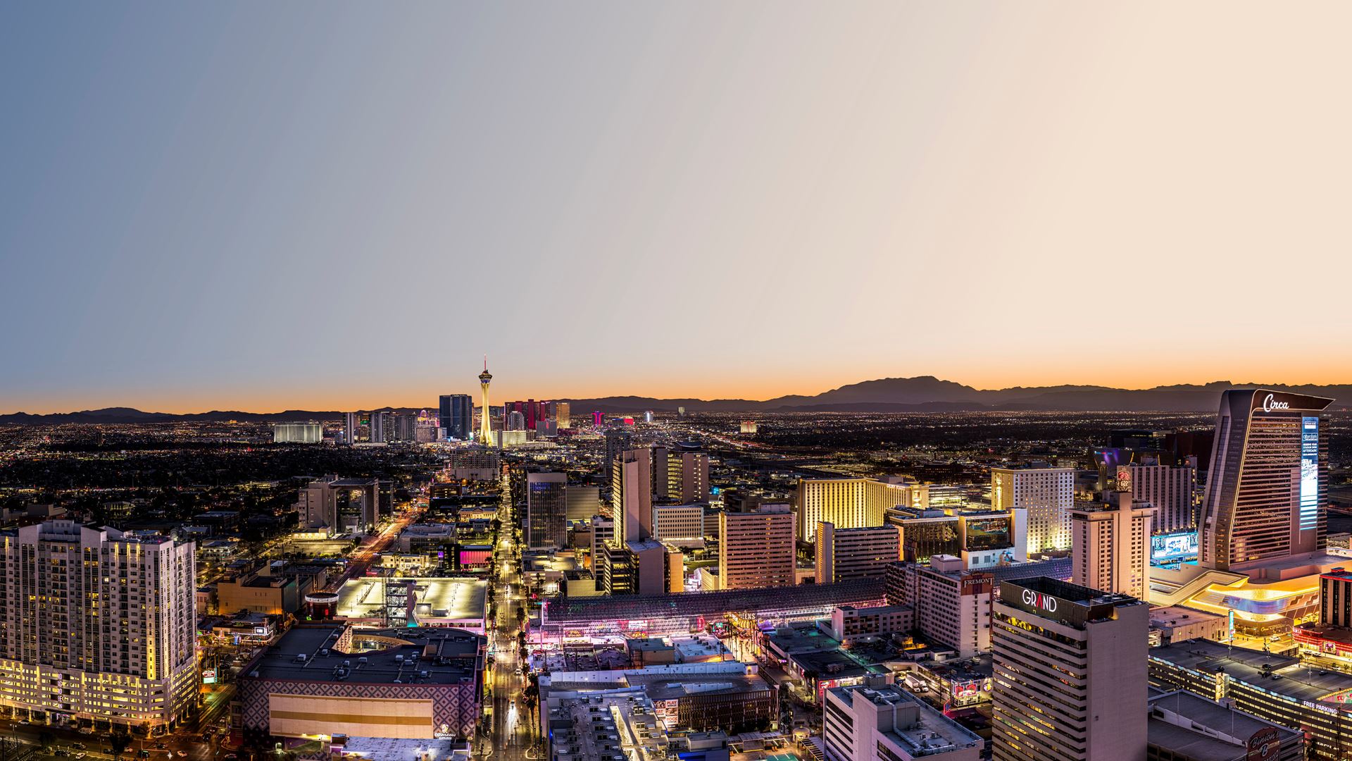 Las Vegas Downtown Skyline