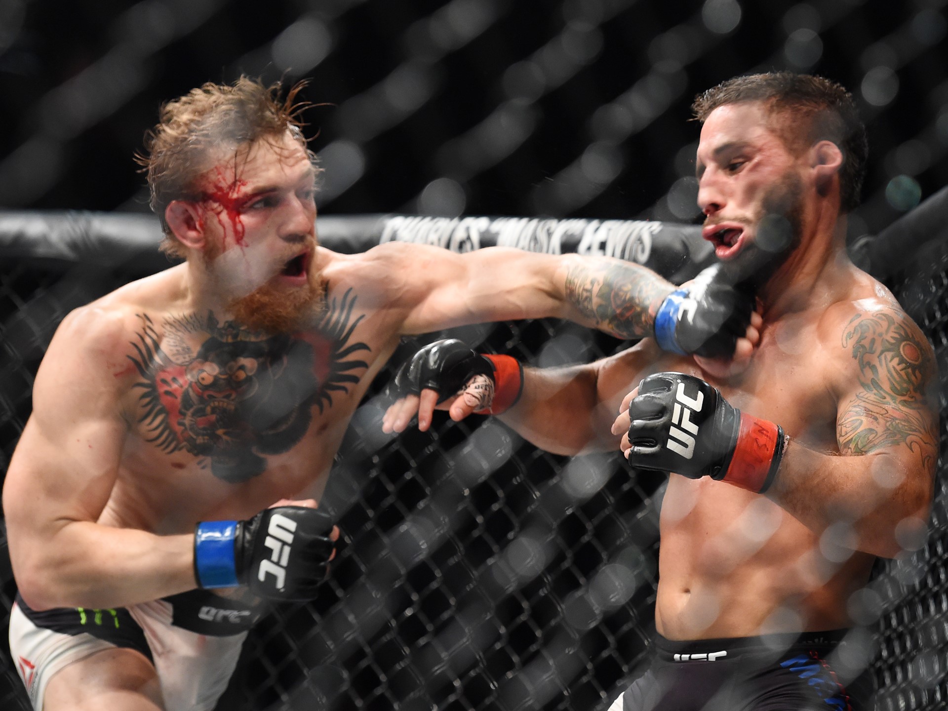 Conor McGregor and Chad Mendez