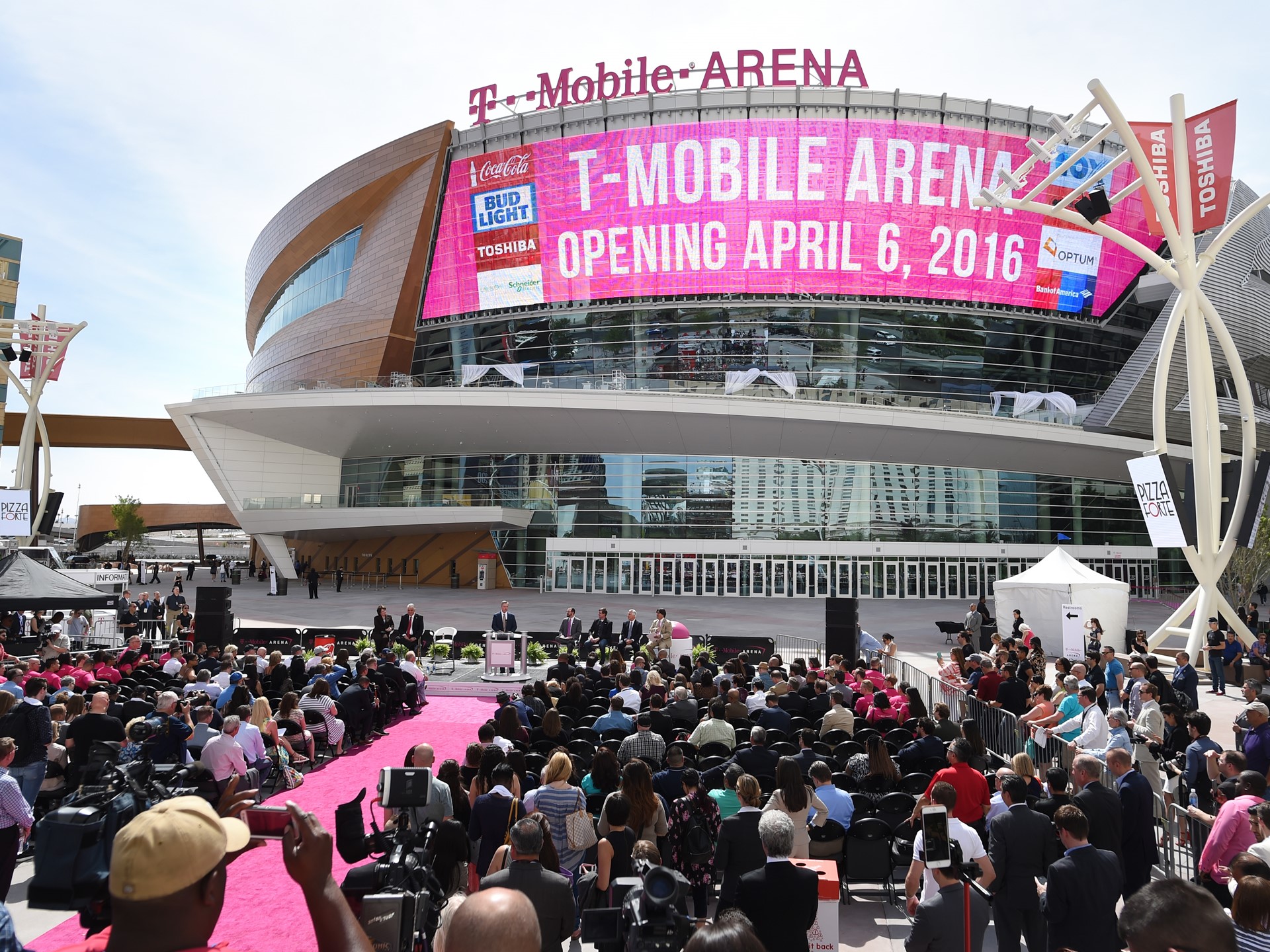 T-Mobile Arena opening day