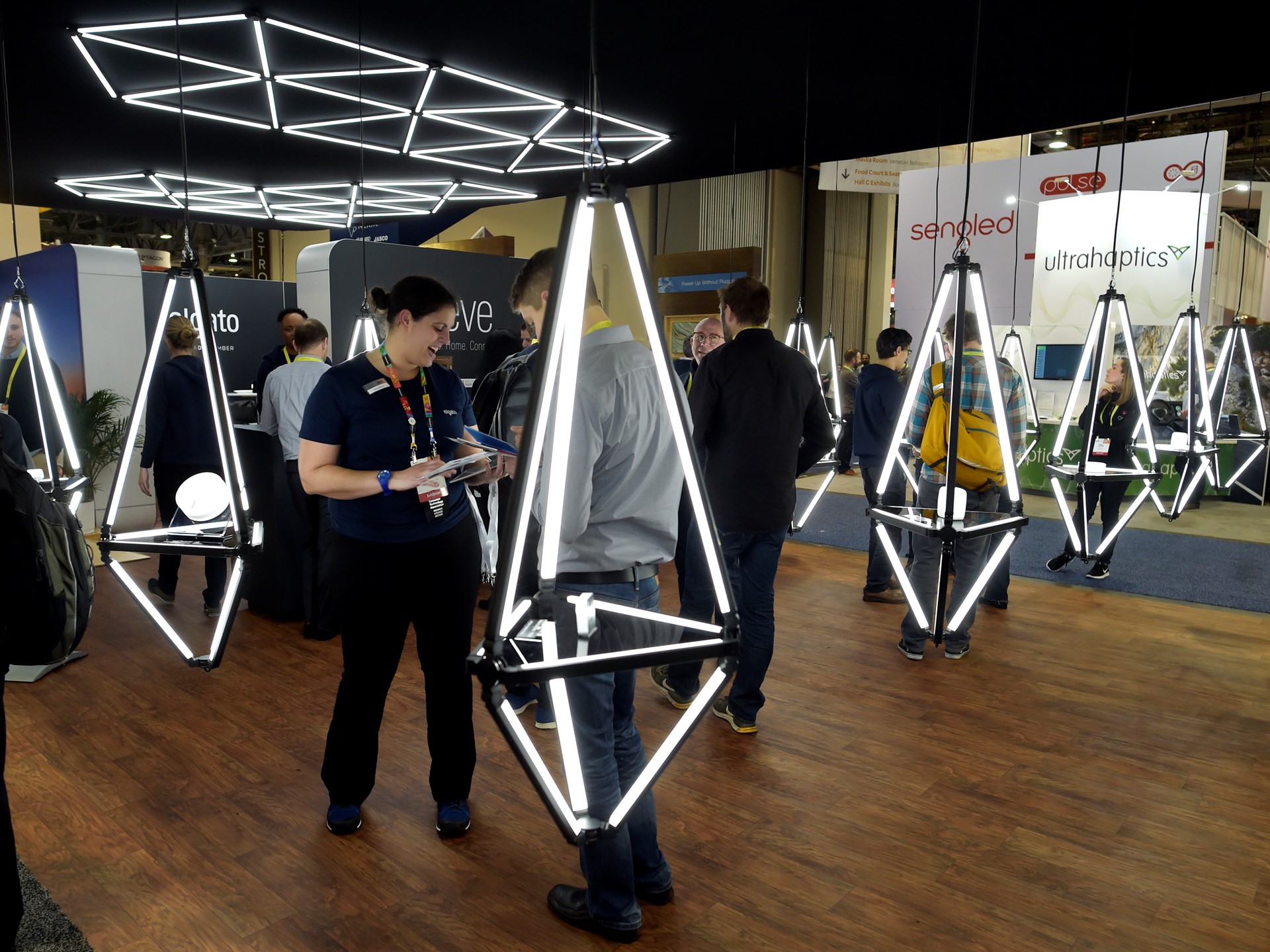 CES show floor