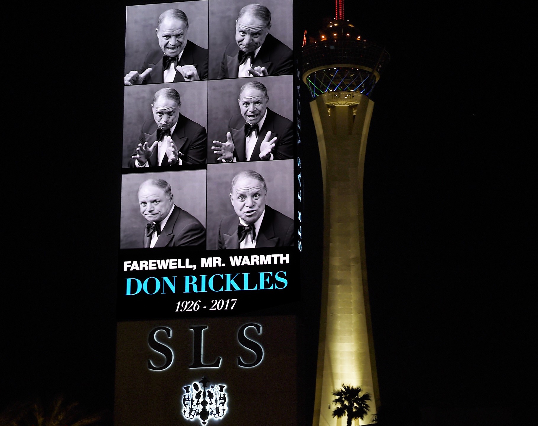 Don Rickles Marquee Tribute - SLS Las Vegas Hotel & Casino and W Las Vegas