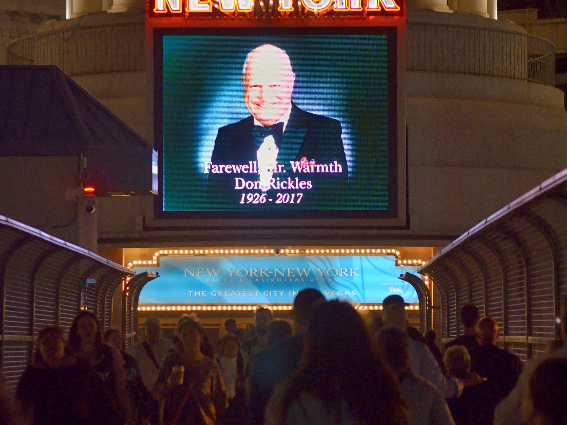 Don Rickles Marquee Tribute - New York-New York