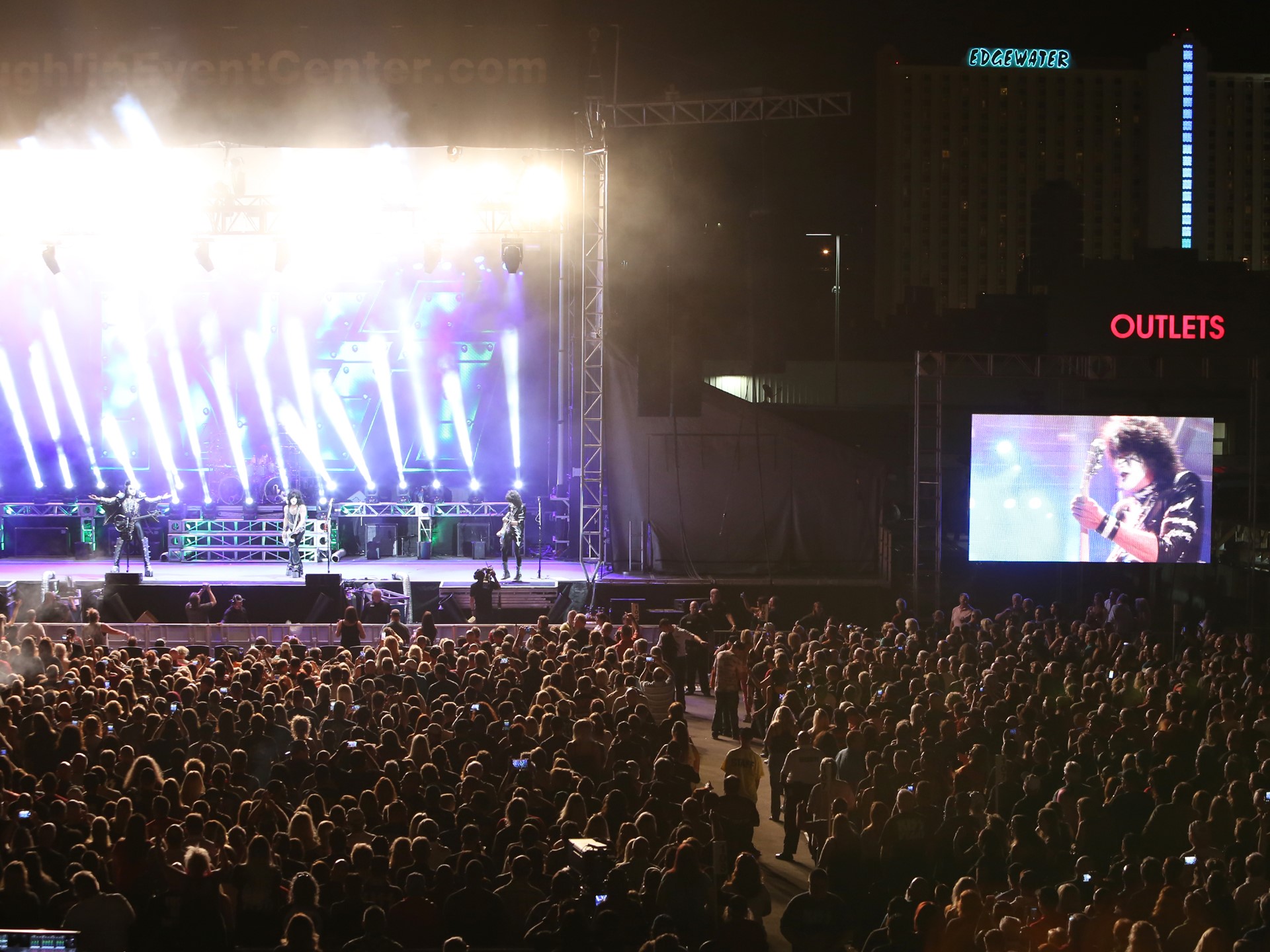 KISS onstage in Laughlin
