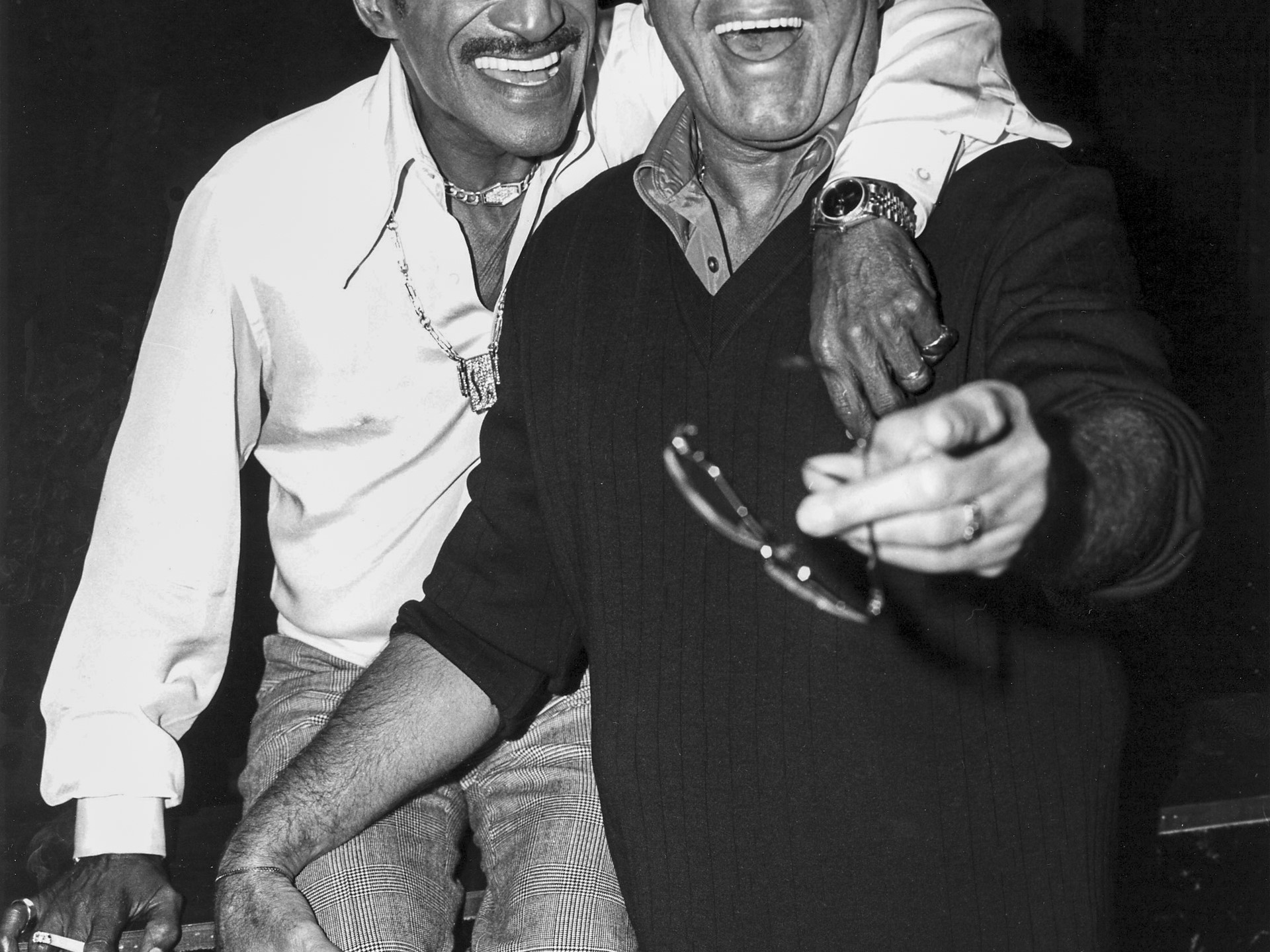 Jerry Lewis and Sammy Davis Jr.