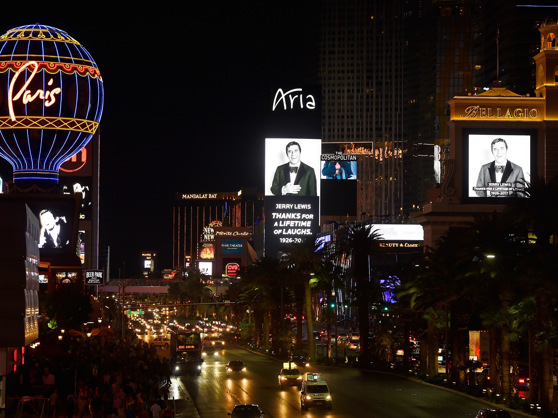 Paris, Aria and Bellagio