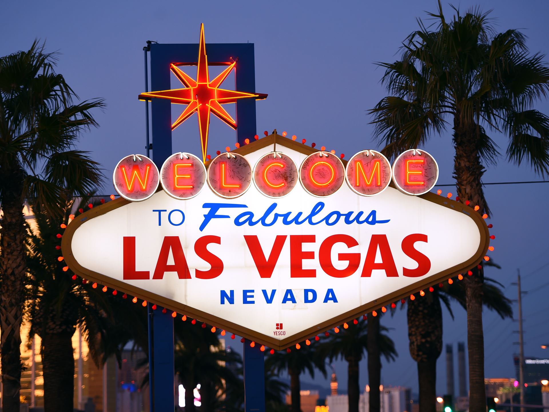 The iconic Welcome to Fabulous Las Vegas sign
