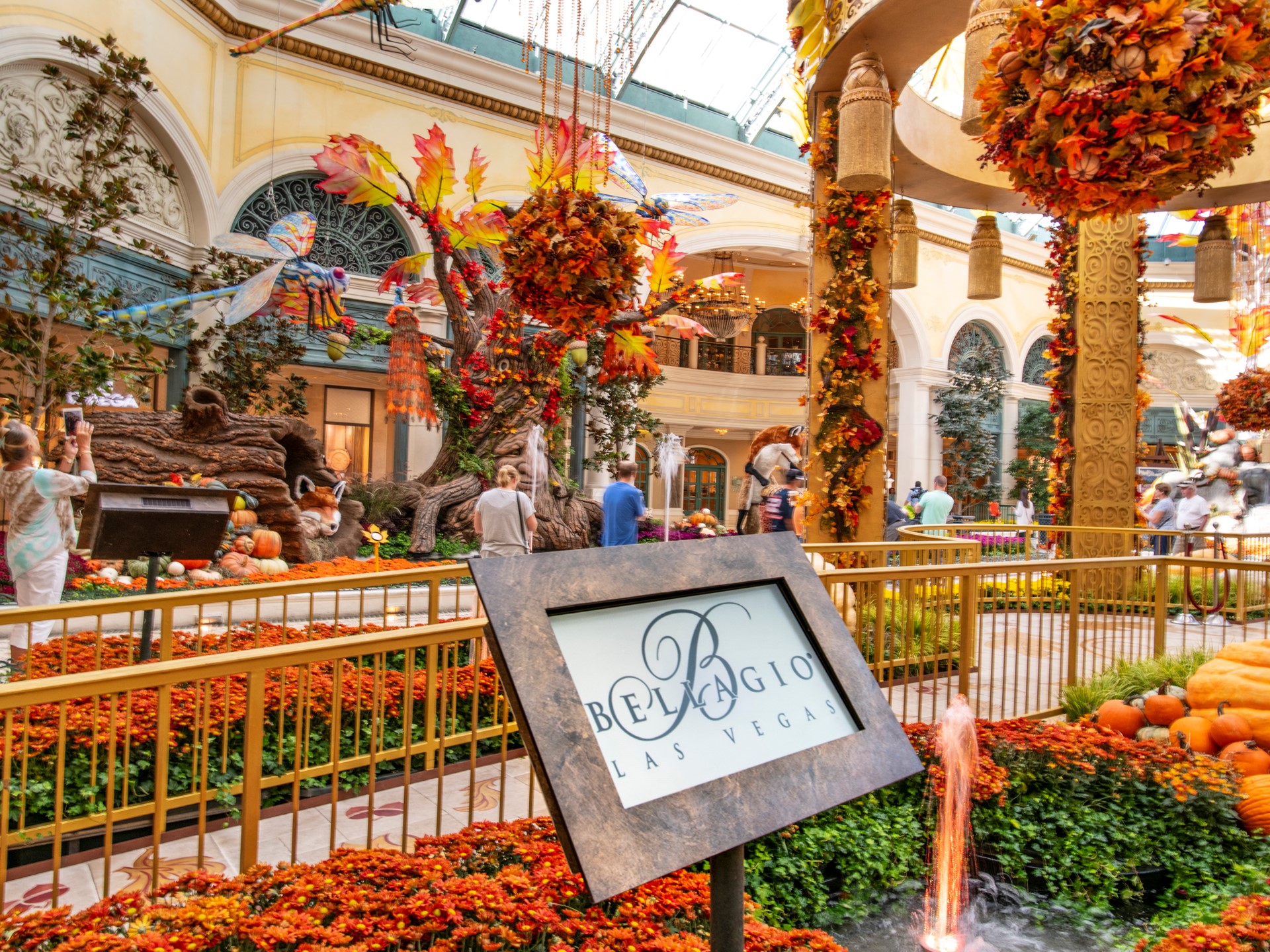 The autumn display is unveiled at the Bellagio Conservatory and Botanical Gardens