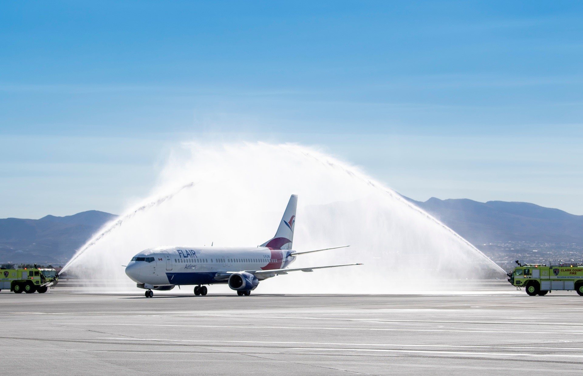 Flair Airlines first arrival