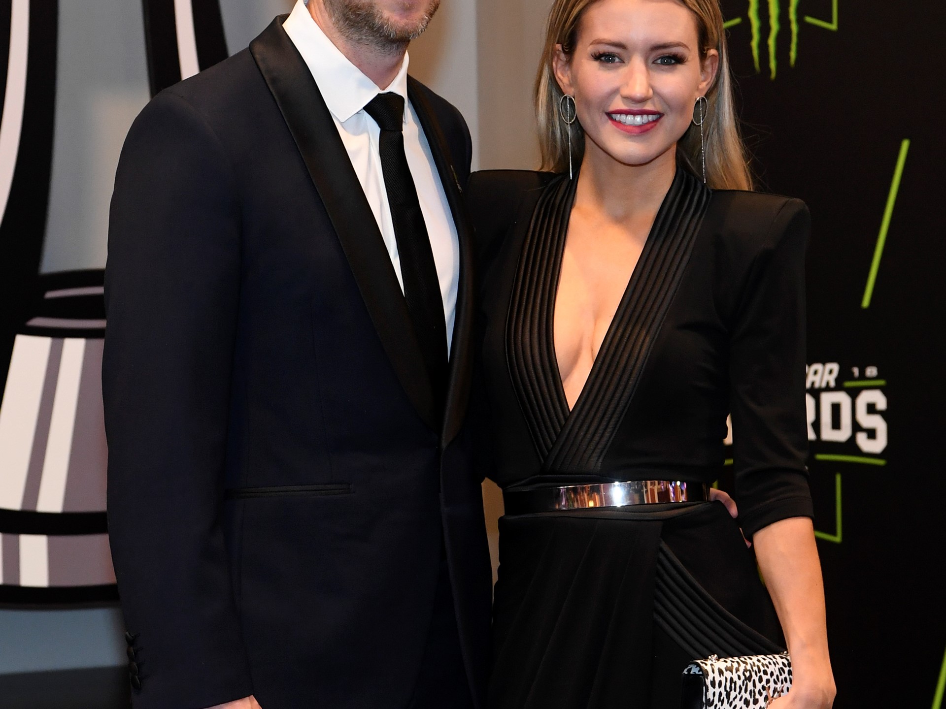 Denny Hamlin and his girlfriend Jordan Fish