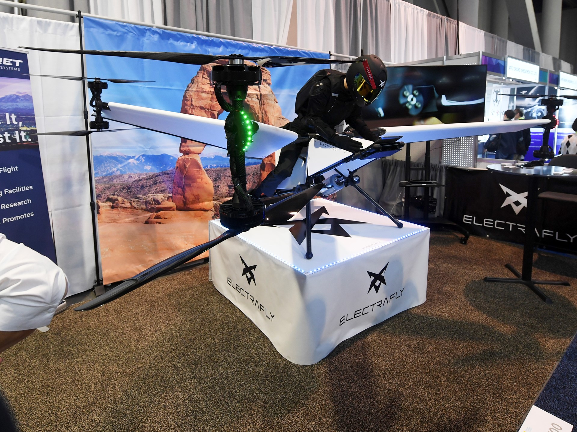 A prototype personal flying vehicle