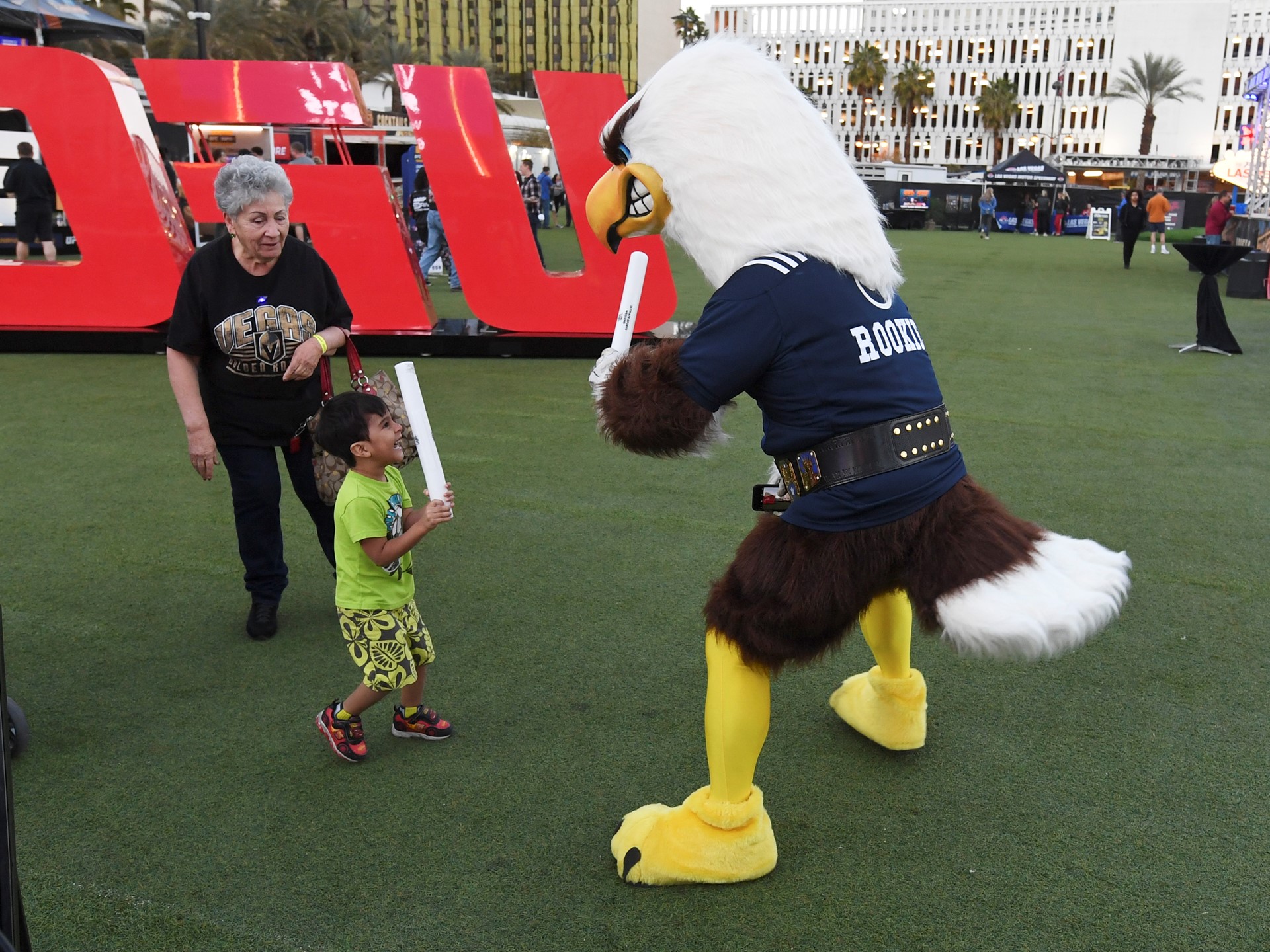 Rookie, the USA Rugby mascot