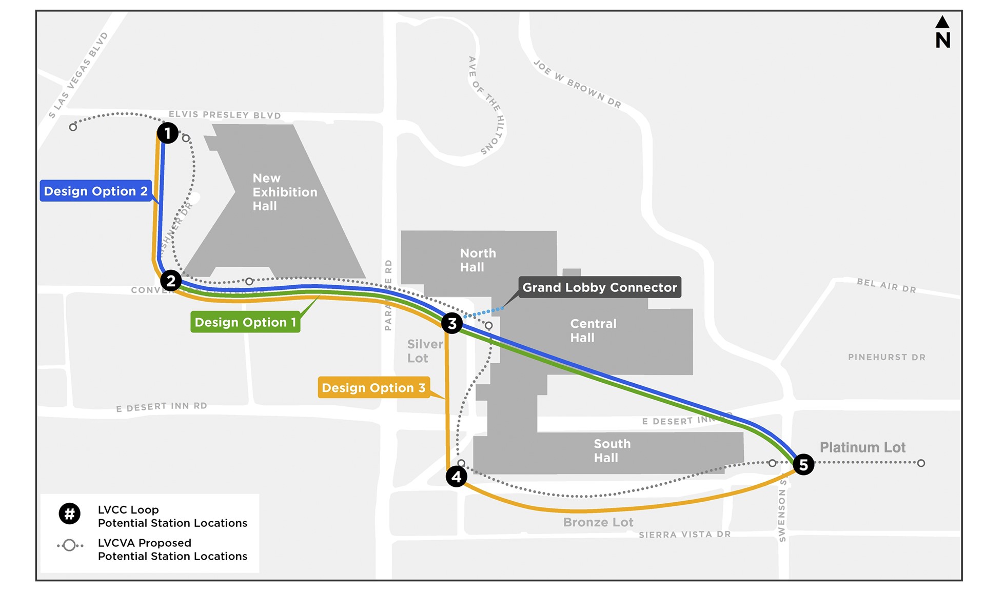 Potential LVCC Loop Station Locations-Final configuration to be determined by the LVCVA Board