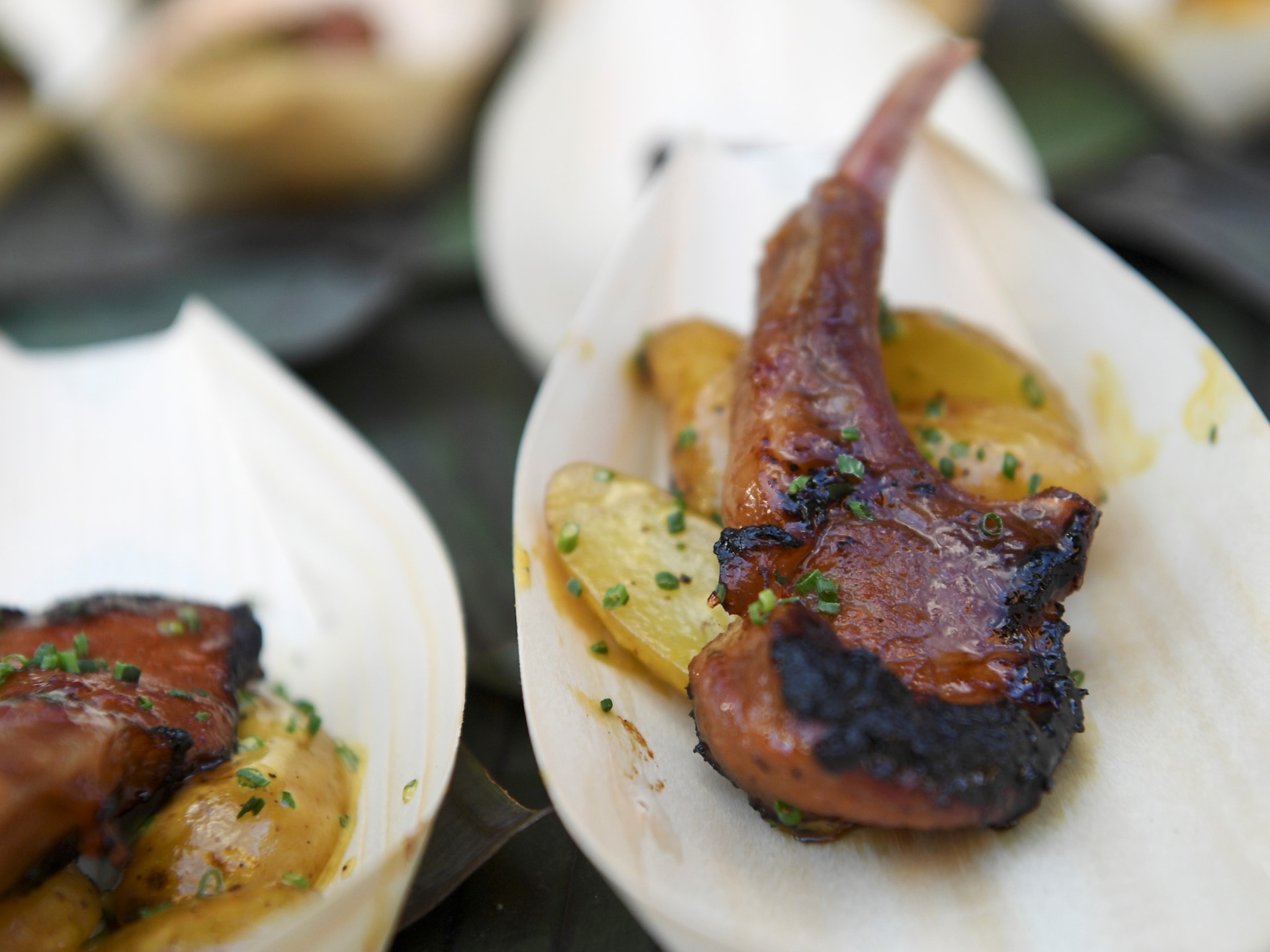 Robata baby lamb chops from SUSHISAMBA