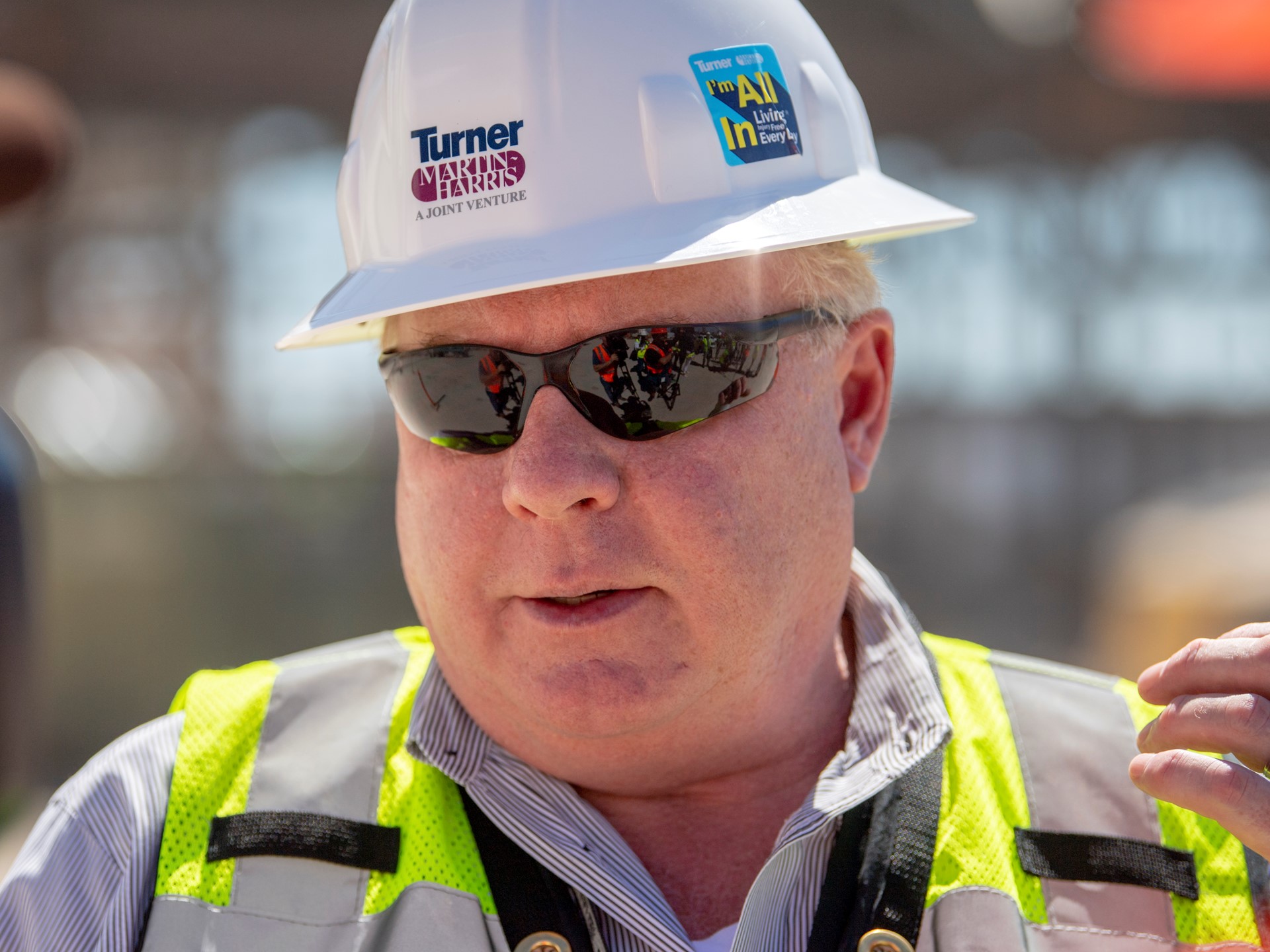 Dewey Newton, senior vice president of Turner Construction